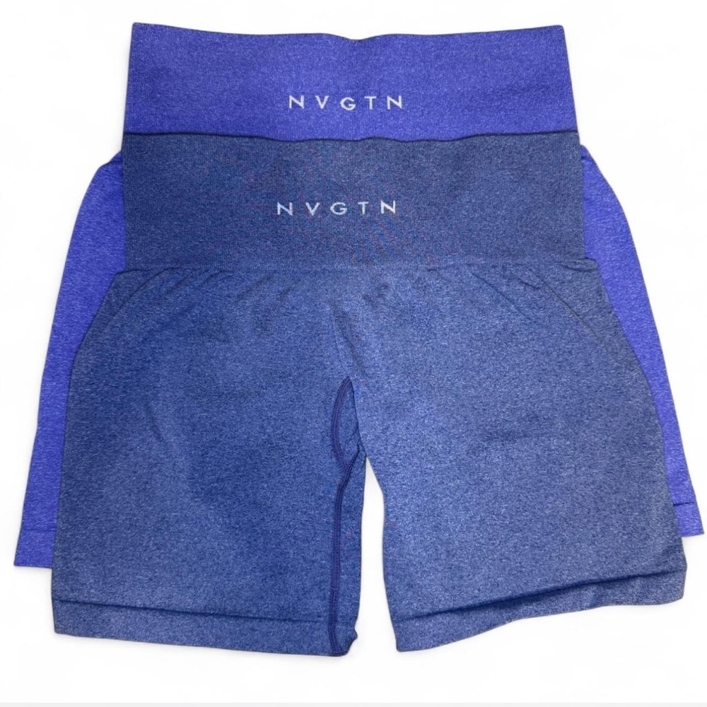 NVGTN Women's Athletic Shorts in Blue Tones